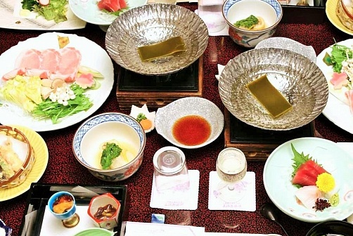 Ужин с Гейшей в традиционном японском ресторане
