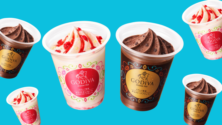 Изысканное шоколадное фраппе Godiva возвращается в Family Mart