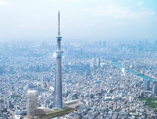 Второе по высоте здание в мире Sky Tree вскоре будет открыто в Токио