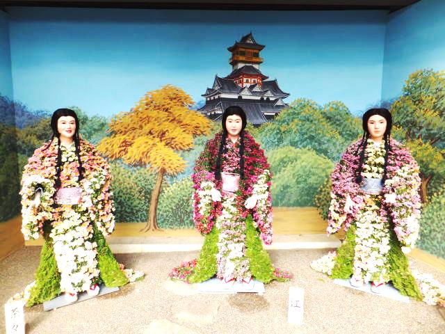 Хризантемовые куклы. Фестиваль в Yushima-Tenmangu 1-23 ноября.