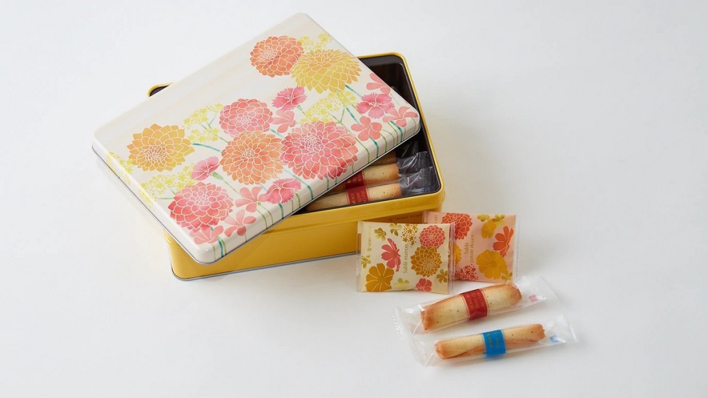 Печенье Yoku Moku Cigare в фирменной жестяной коробке
