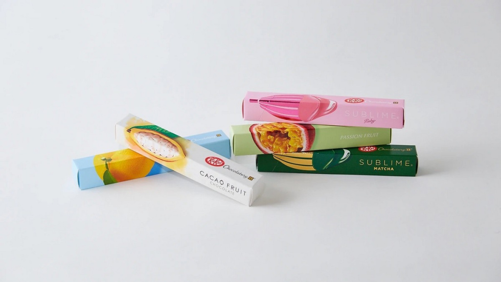 Японские KitKat с необычными вкусами — матча, сакэ, васаби