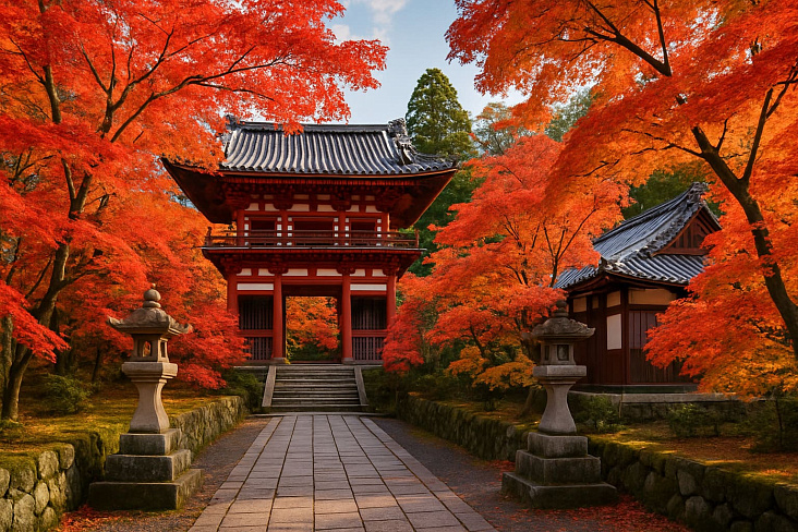 Красота японской осени
