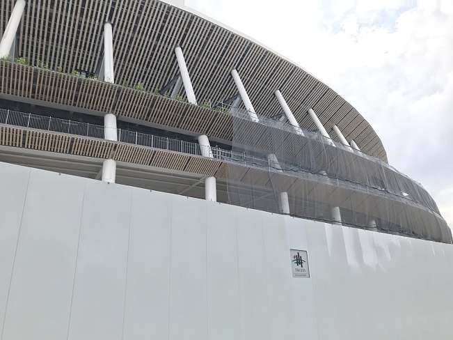 Строительство олимпийского стадиона в Токио завершено