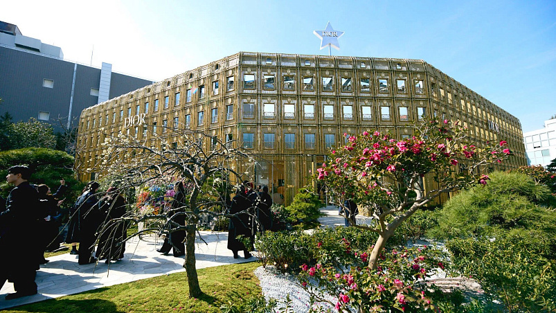 Великолепный павильон Dior Bamboo в Дайканьяма теперь открыт