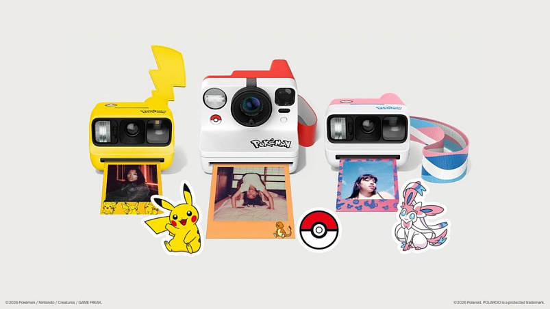 Polaroid и Pokémon впервые выпустили совместные камеры