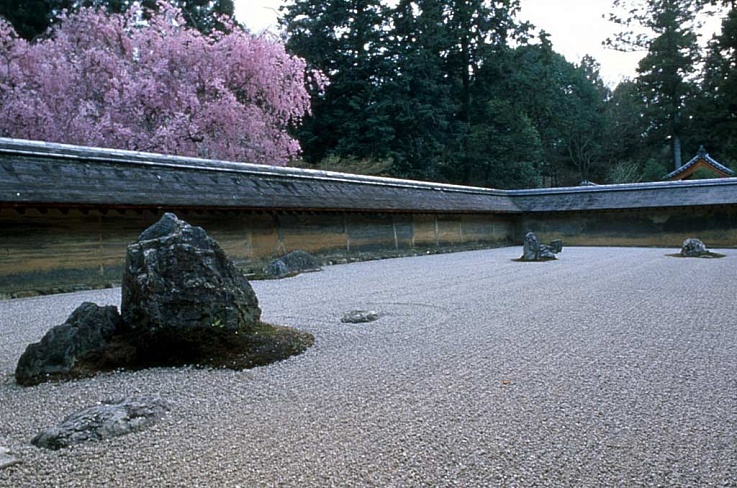 Храм Рёандзи (Храм Покоящегося Дракона) в Киото