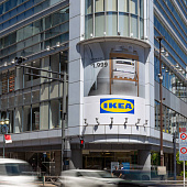 В районе Синдзюку открылся магазин Ikea. 