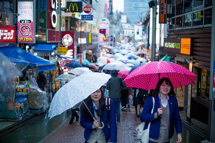 Часть Японии настигли проливные дожди