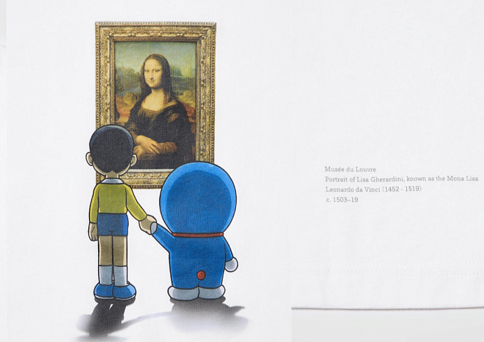 Uniqlo с новой линии футболок Louvre