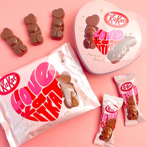 KitKat в форме медведя ко Дню Святого Валентина