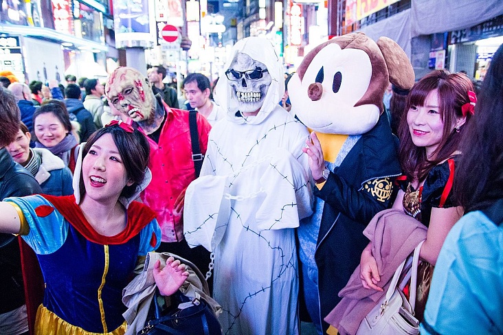 Токийский район Сибуя основательно готовится к Хэллоуину