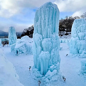 Сказочный ледяной мир Читосэ: фестиваль льда на озере Сикоцу