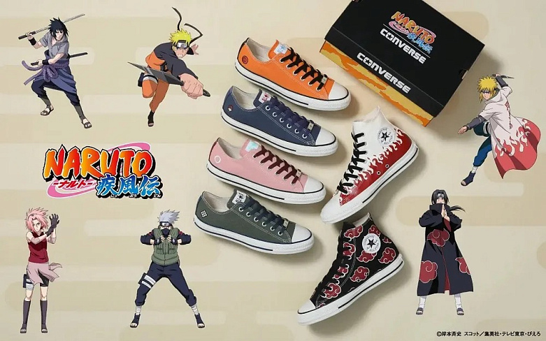 Converse выпускает лимитированную серию кроссовок по мотивам «Наруто»