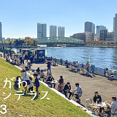 Открытая терраса на реке Сумида радует Токийцев и гостей города