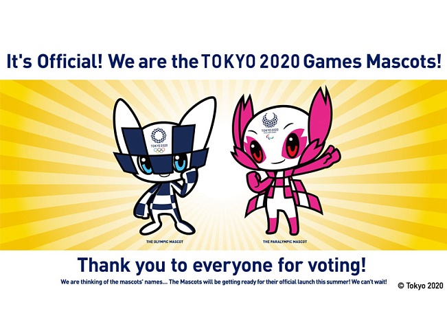 Япония выбрала талисманы для Олимпиады в Токио 2020