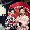 Примерка кимоно с укладкой волос в Киото