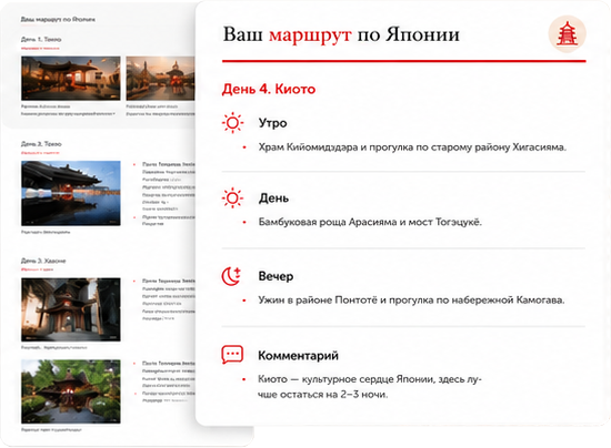Маршрут поездки