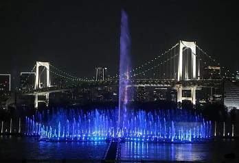 Tokyo Aqua Symphony: новое фонтанное шоу на Одайбе в Токио