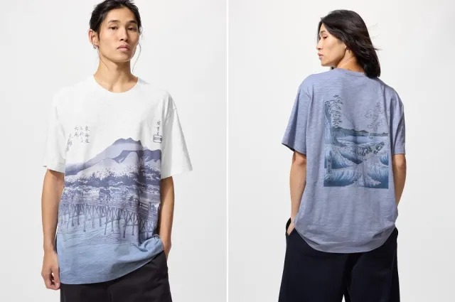 Uniqlo Ukiyo-e Blue: японская классика в синих тонах