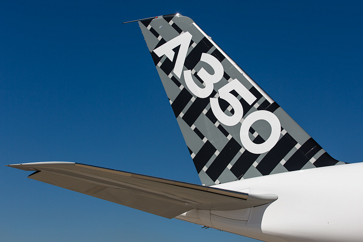Первый аэробус A350 прибыл в Японию