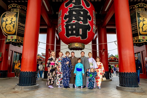 Токио: Фотопрогулка в Кимоно