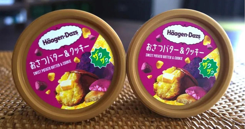 Häagen-Dazs выпустил идеальное мороженое со вкусом батата - эксклюзивно для японских FamilyMart